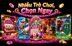 Giao diện shbet1vin hiển thị khối nội dung chính
